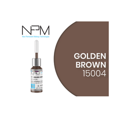 NPM GOLDEN BROWN Pigment Sprancene Micropigmentare 12ml, image 