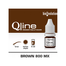 Bioevolution BROWN 800 MX Organic Pigment Sprancene Micropigmentare 5ml, image 