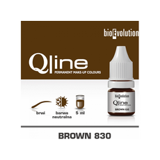 Bioevolution BROWN 830 Organic Pigment Sprancene Micropigmentare 5ml, image 