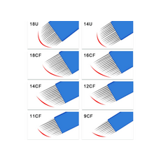 Biomaser 18CF 0.18mm Lama 18 Pini Microblading, image , 4 image