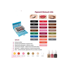 Biotouch LIGHT BROWN Pigment Sprancene Micropigmentare 15ml, image , 3 image