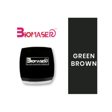 Biomaser GREEN BROWN Pigment Sprancene Microblading 5ml, image 