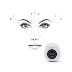 Ață Trasare Sprâncene Gimo impregnat cu tuș 20m, image , 4 image