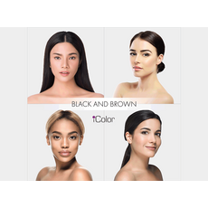 iColor BLACK AND BROWN Pigment Sprancene Micropigmentare 10ml, image , 3 image