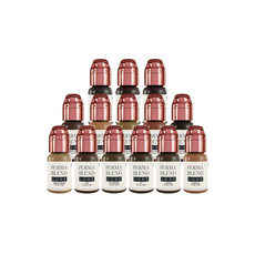 01. Perma Blend Luxe MODIFIED BLACK Pigment Pleoape Micropigmentare 15ml, image , 2 image