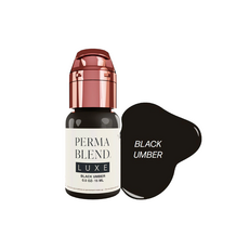 02. Perma Blend Luxe BLACK UMBER Pigment Pleoape Micropigmentare 15ml, image 