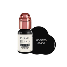 01. Perma Blend Luxe MODIFIED BLACK Pigment Pleoape Micropigmentare 15ml, image 