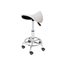 Scaun de cosmetica tip șa cu roti, image , 2 image