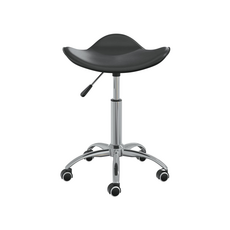 Scaun de salon spa, negru, piele ecologică, image , 2 image