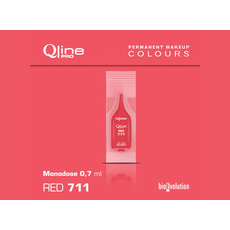 Bioevolution RED 711 Pigment Buze Monodoza 0.7ml Micropigmentare, image 