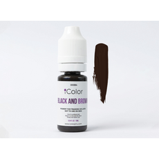 iColor BLACK AND BROWN Pigment Sprancene Micropigmentare 10ml, image 