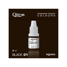 Bioevolution BLACK 01 Organic Pigment Pleoape Micropigmentare 5ml, image 