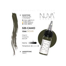 Kwadron Nuva Colors CAMO Pigment Medical Micropigmentare 15ml, image , 3 image