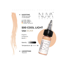 Kwadron Nuva Colors COOL LIGHT Pigment Medical Micropigmentare 15ml, image , 3 image