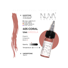 Kwadron Nuva Colors CORAL Pigment Medical Micropigmentare 15ml, image , 3 image