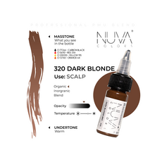 Kwadron Nuva Colors DARK BLONDE SMP Pigment Medical Micropigmentare 15ml, image , 3 image