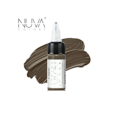 Kwadron Nuva Colors DARK BROWN Pigment Sprancene Micropigmentare 15ml, image 