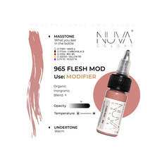 Kwadron Nuva Colors FLESH MOD Pigment Corector Micropigmentare 15ml, image , 3 image