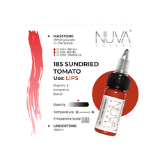 Kwadron Nuva Colors SUNDRIED TOMATO Pigment Buze Micropigmentare 15ml, image , 3 image
