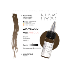 Kwadron Nuva Colors TAWNY Pigment Medical Micropigmentare 15ml, image , 3 image
