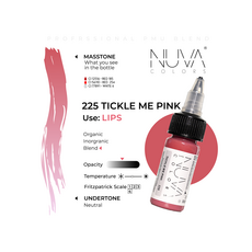 Kwadron Nuva Colors TICKLE ME PINK Pigment Buze Micropigmentare 15ml, image , 3 image