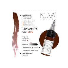 Kwadron Nuva Colors VAMPY Pigment Buze Micropigmentare 15ml, image , 3 image