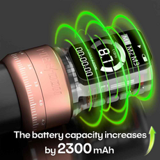 Poseidon – Aparat de Tatuat Wireless Profesional, Motor Japonez, 2300mAh, Stroke Ajustabil, image , 2 image