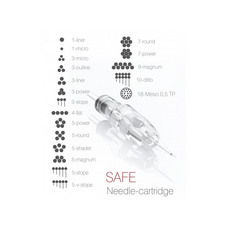 BioEvolution Secure 1 Liner 0.12mm Cartuș Micropigmentare, image , 3 image