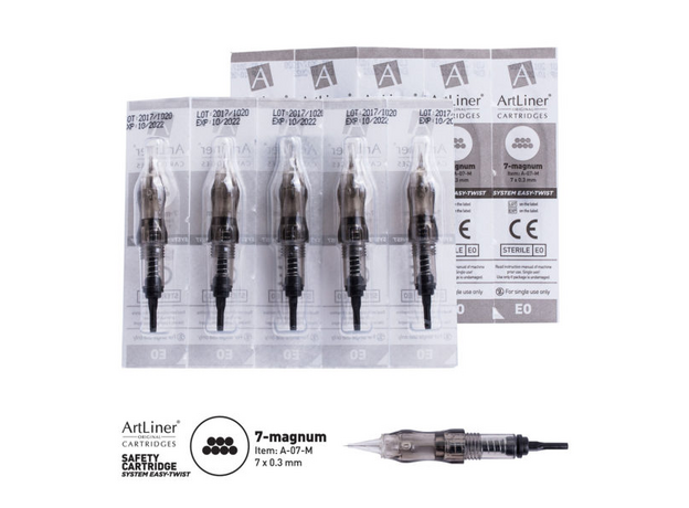 ArtLiner 7 Magnum 0.30mm Cartus Micropigmentare, image , 2 image