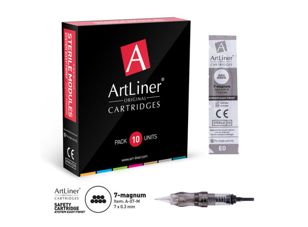 ArtLiner 7 Magnum 0.30mm Cartus Micropigmentare, image , 4 image