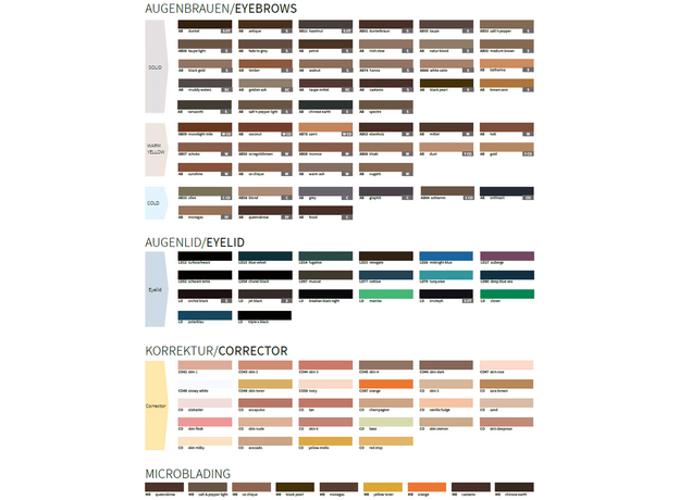 Purebeau KHAKI Pigment Sprancene Micropigmentare 3ml/5ml/10ml, image , 6 image