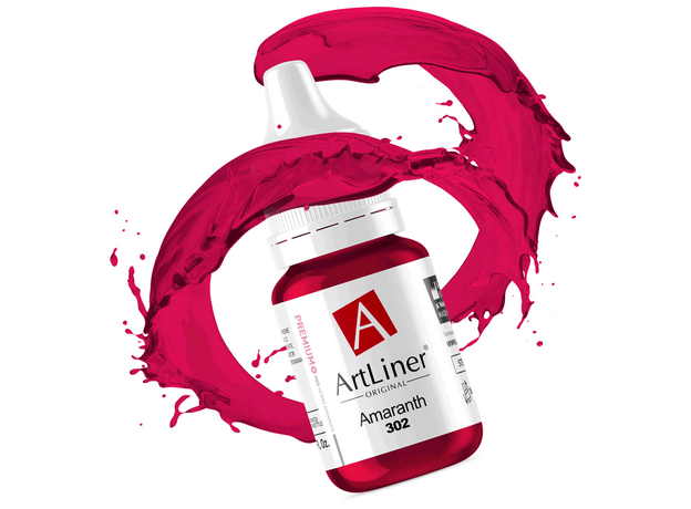 ArtLiner AMARANTH Pigment Buze Micropigmentare 10ml, image , 2 image