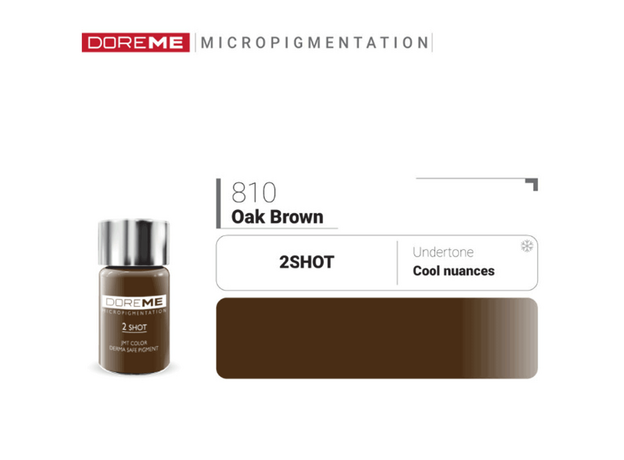 Doreme OAK BROWN 2SHOT Sprancene Micropigmentare 15ml, image , 2 image