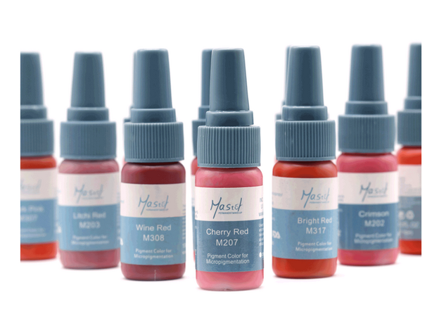 Mastor RED Pigment Buze Micropigmentare 15ml, image , 2 image