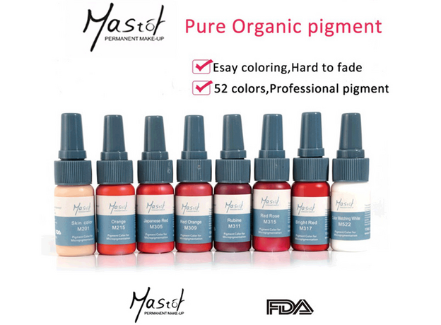 Mastor RED Pigment Buze Micropigmentare 15ml, image , 3 image