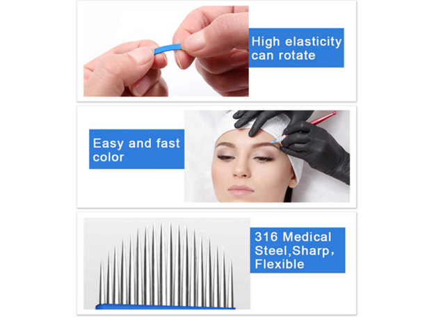 Biomaser 9CF 0.18mm Lama 9 Pini Microblading, image , 3 image