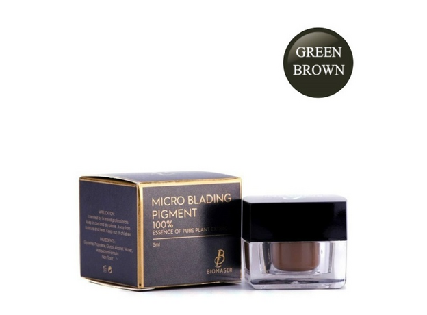 Biomaser GREEN BROWN Pigment Sprancene, image , 2 image