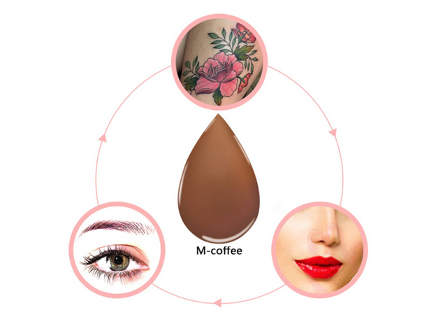 P.C.D M-COFFEE Pigment Sprancene Microblading 15ml, image , 3 image