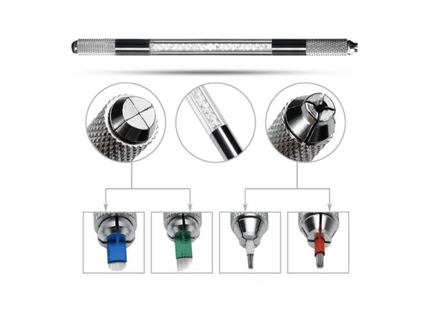 Stilou cu Cristale Microblading, image , 3 image