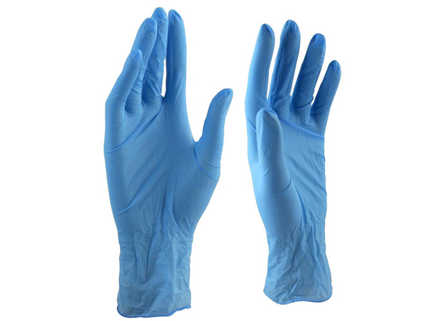 Manusi Examinare Nitril, Nepudrate, Albastre, image , 3 image