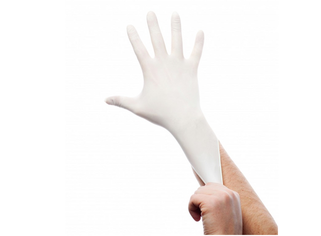 Manusi Examinare Nitril, Nepudrate, Albe, image , 2 image