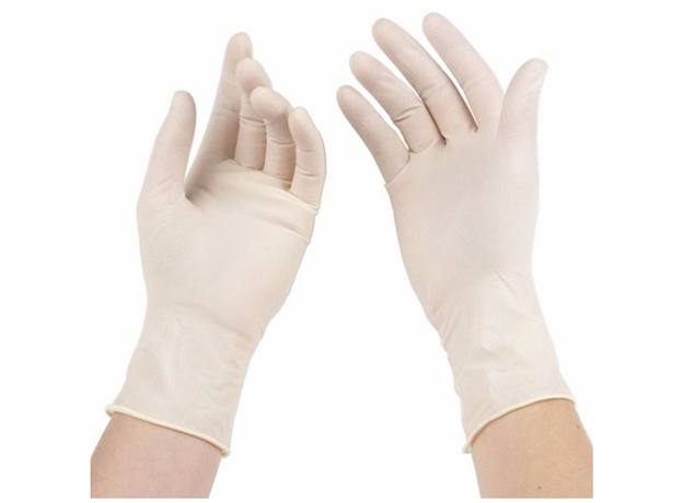 Manusi Examinare Nitril, Nepudrate, Albe, image , 3 image