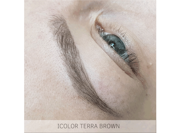 iColor TERRA BROWN Pigment Sprancene Micropigmentare 10ml, image , 4 image