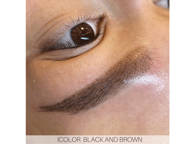 iColor BLACK AND BROWN Pigment Sprancene Micropigmentare 10ml, image , 4 image