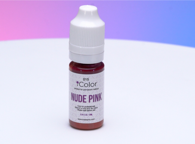 iColor NUDE PINK Pigment Buze Micropigmentare 10ml, image , 2 image