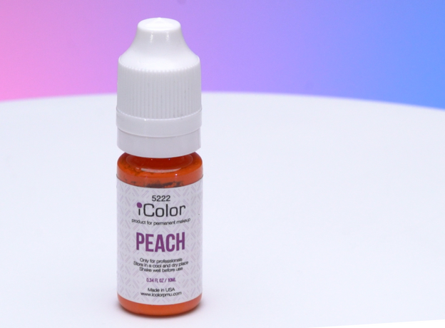iColor PEACH Pigment Buze Micropigmentare 10ml, image , 2 image