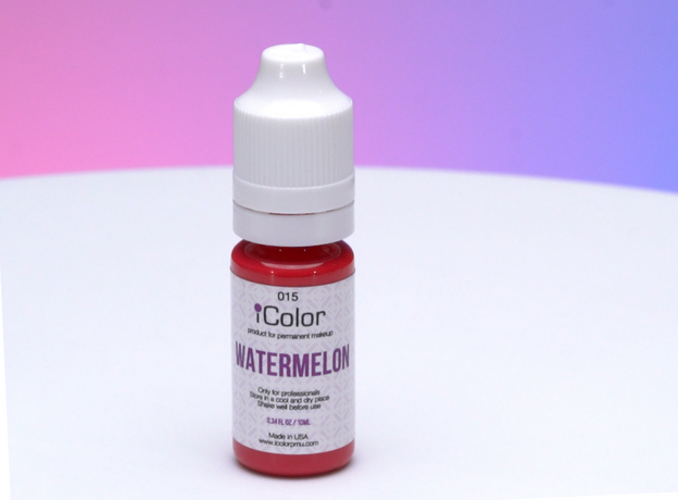 iColor WATERMELON Pigment Buze Micropigmentare 10ml, image , 2 image