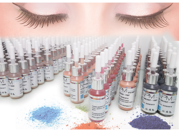 NPM LIGHT BROWN Pigment Sprancene Micropigmentare 12ml, image , 3 image