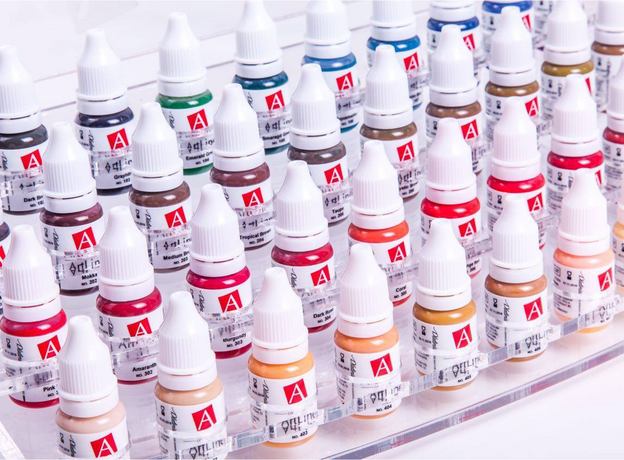 ArtLiner SMARAGD GREEN Pigment Pleoape Micropigmentare 10ml, image , 5 image