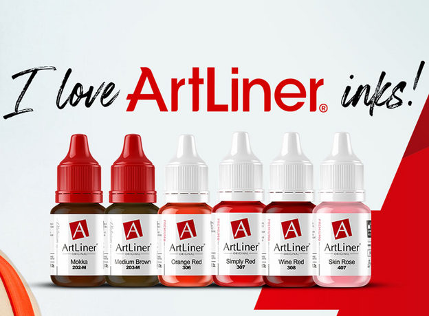 ArtLiner MONROE Pigment Sprancene Micropigmentare 10ml, image , 6 image